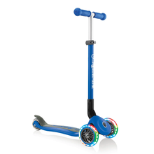 Cargar imagen en el visor de la galería, GLOBBER Primo Plegable LED Azul