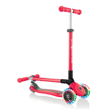 Cargar imagen en el visor de la galería, GLOBBER Primo Plegable LED Rojo