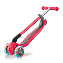 Cargar imagen en el visor de la galería, GLOBBER Primo Plegable LED Rojo